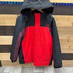 Under Armour Westward 3-in-1 Jacket | Boy YXL Men S | Red Black UJFEM11F New